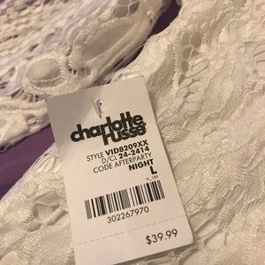 White Charlotte Russe dress